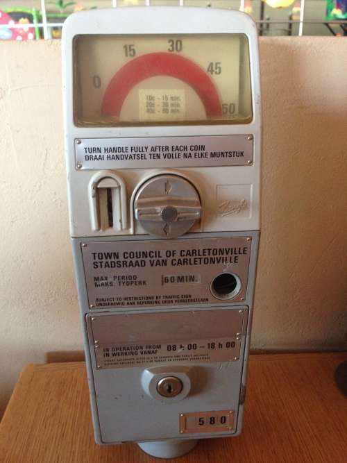 Parking Meter- Kienzle- Made in Germany- Afrikaans & English- Never Again