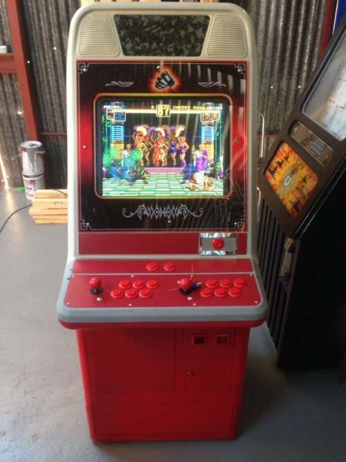 Retro Arcade Game Machine