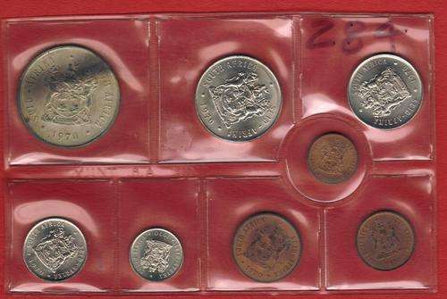 1970 RSA mint pack set WITH SILVER R1