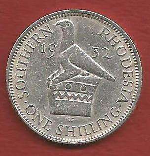 Southern Rhodesia 1932 1 Shilling - Scan of actual coin - grade for yourself