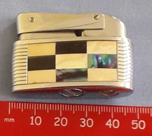 Vintage CROWN SLID-O-MATIC lighter - needs flint and fuel