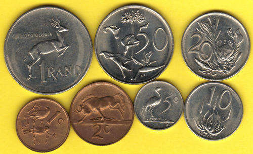 @CRAZY LOW START@ #UNC?#  7 x 1981 SA uncirculated coins