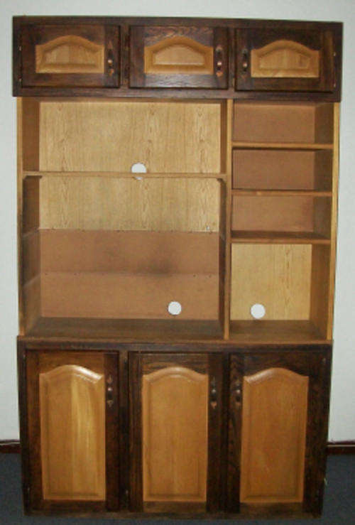 #Low start# TV Unit 125 cm wide x 202 cm high x 40 cm deep (space for TV 79.5 cm wide x 63 cm high)