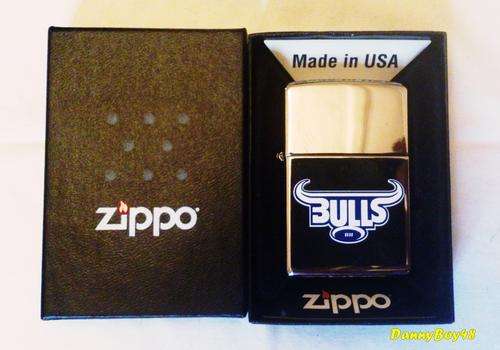 BLUE BULLS WINDPROOF ZIPPO LIGHTER