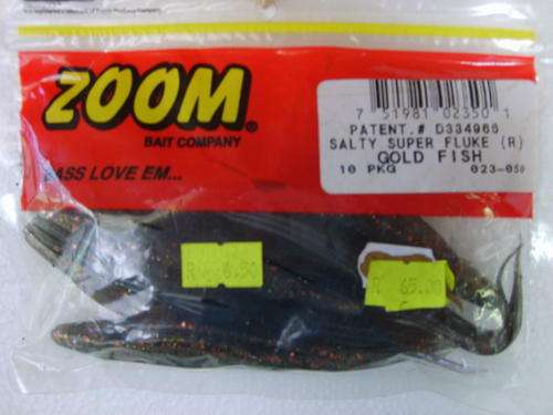 Zoom Super Fluke - Gold Fish