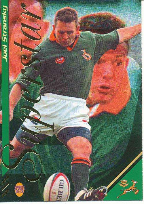 1996 Sports Deck: Joel Stransky: Superstar: Card 5/5