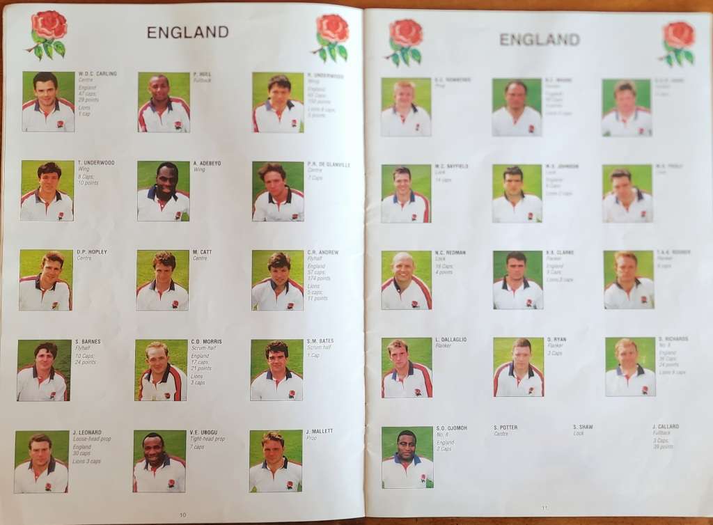 South Africa vs England Rugby 1994