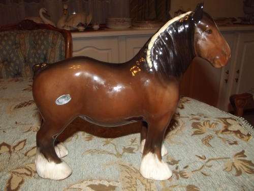 Beswick Clydesdale horse .In Perfect condition.