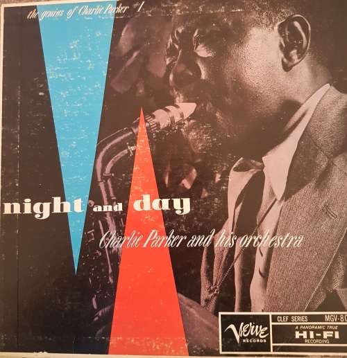 CHARLIE PARKER Night & Day (Excellent/Very Good+) Verve MG V-8003  Canadian Pressing 1957