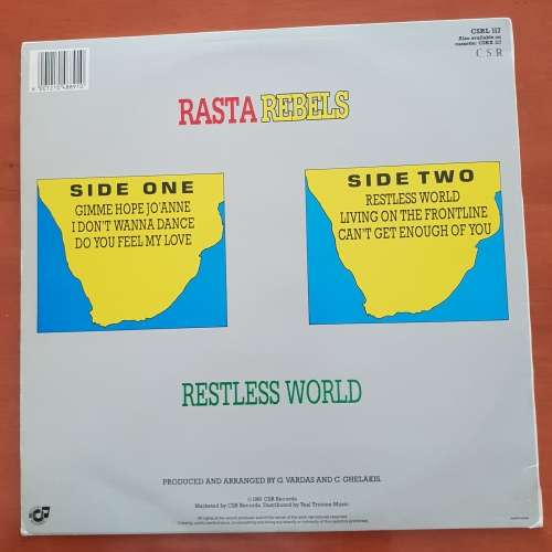 RASTA REBELS Restless World (VG+/VG+)
