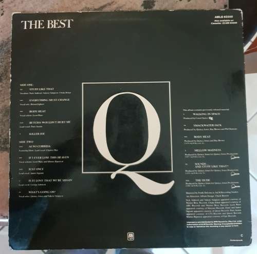 QUINCY JONES The Best (Very Good/Very Good)