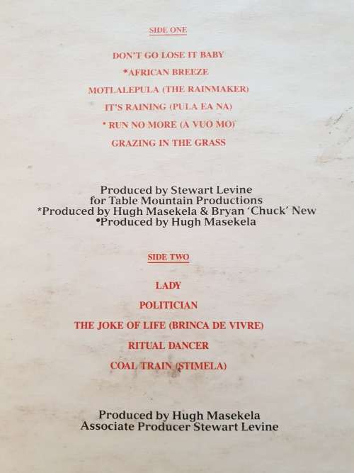 HUGH MASEKELA Liberation - Very Rare (Good+/Very Good)