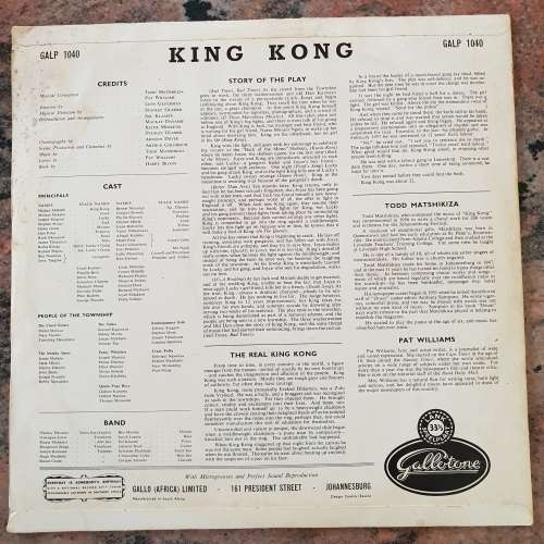 KING KONG All African Jazz Opera (Very Good-/Very Good)