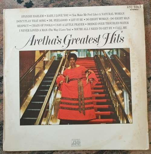 ARETHA FRANKLIN Greatest Hits (Very Good+/Very Good-) Rare