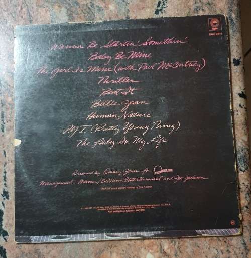 MICHAEL JACKSON Thriller - Gatefold sleeve (Very Good/Good+)