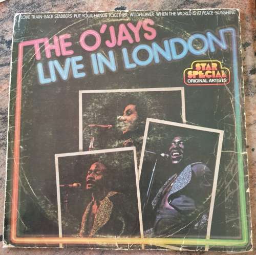 THE O'JAYS Live In London (Good+/Good+)
