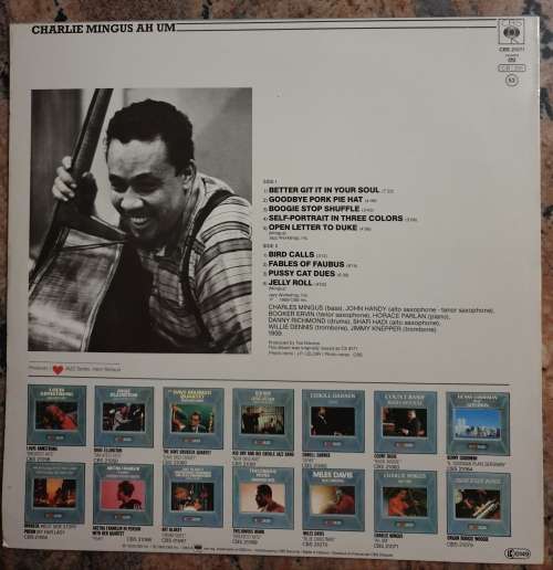 CHARLIE MINGUS Ah Um (Very Good+/Excellent) CBS 21071 Holland Pressing 1983