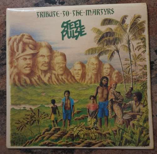 STEEL PULSE Tribute To The Martyrs (Very Good+/Very Good+) Inner sleeve with lyrics
