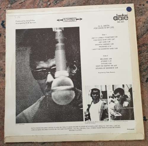 O.C. SMITH For Once In My Life (Very Good/Very Good)