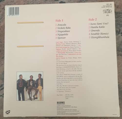 ABAKHWENYANA Amacala (Near Mint/Near Mint)