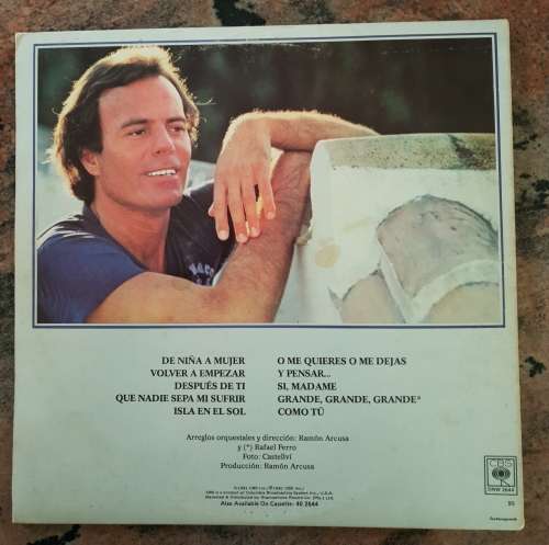 JULIO IGLESIAS De Nina A Mujier - Gatefold sleeve with lyrics (Excellent/Excellent)