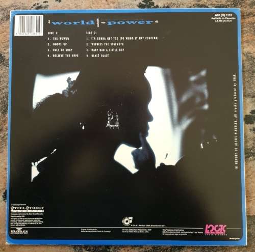 SNAP World Power (Very Good+/Very Good+) 1990 SA Pressing