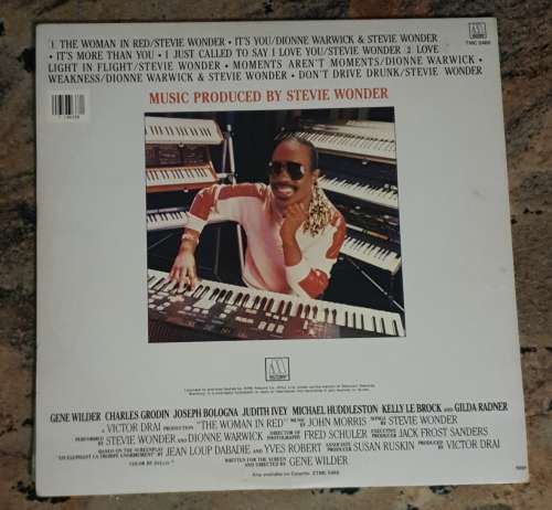 STEVIE WONDER The woman In Red - Original Movie Soundtrack - Gatefold (Very Good+/Very Good+)