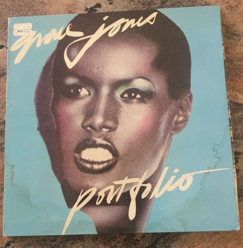 GRACE JONES Portfolio - Gatefold sleeve (Very Good+/Very Good) 1977 Island Records