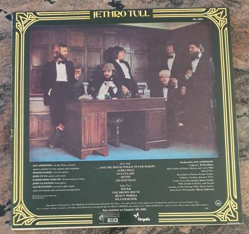 JETHRO TULL Heavy Horses - ML 4201 SA Press 1978 - Inner sleeve with lyrics