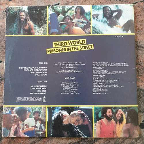 THIRD WORLD Prisoner In The Street (Very Good+/Very Good) Island ILPS 29616 SA Pressing 1980