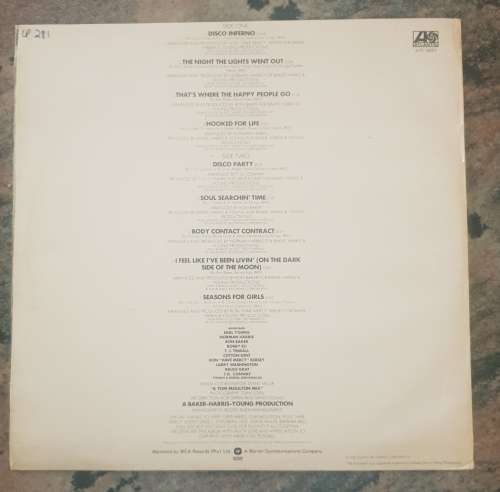 THE TRAMMPS The Best Of (Very Good+/Very Good) 1978 Atlantic Records ATC 9697 -  DISCO