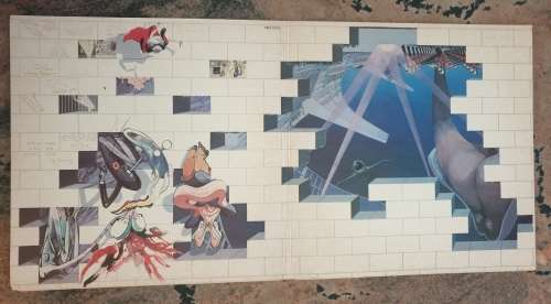 PINK FLOYD The Wall - Double LP (VG+/VG+) CBS SCBS 2462 SA Pressing 1979 Inner sleeve with lyrics