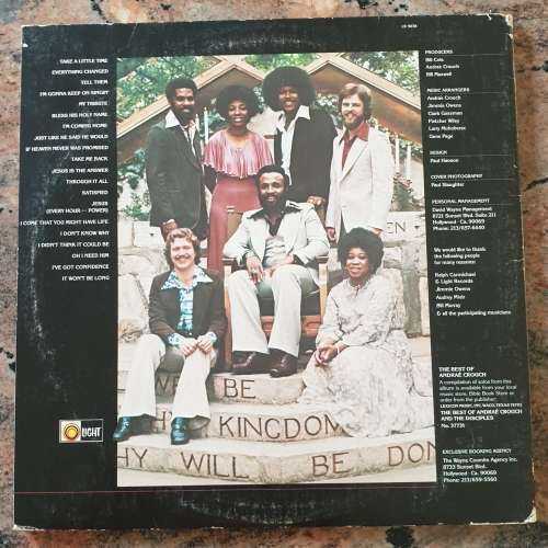 ANDRE CROUCH and THE DISCIPLES The Best Of - Double LP (VG+/VG) LS 5678 USA Press 1975