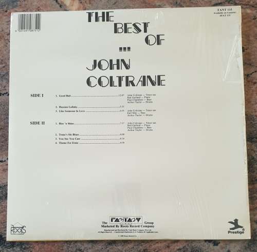 JOHN COLTRANE The Best Of (New & Sealed) Roots Records FANT 115 SA Pressing 1989