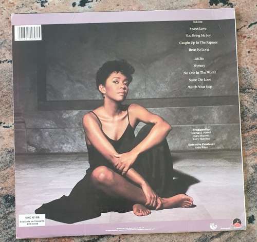 ANITA BAKER Rapture (Very Good+/Very Good+) Elektra EKC 6166 SA Pressing 1986