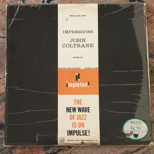 JOHN COLTRANE Impressions - Gatefold sleeve (Good+/Very Good) 1963 Pressing Impulse! ABCL 0097