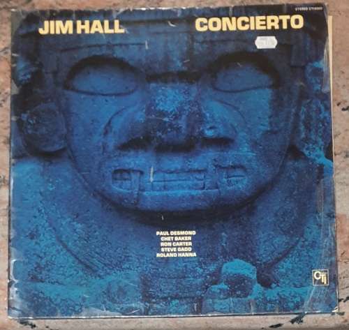 JIM HALL Concierto (Very Good/Very Good) CTI Records CTI 6060 German Pressing 1975