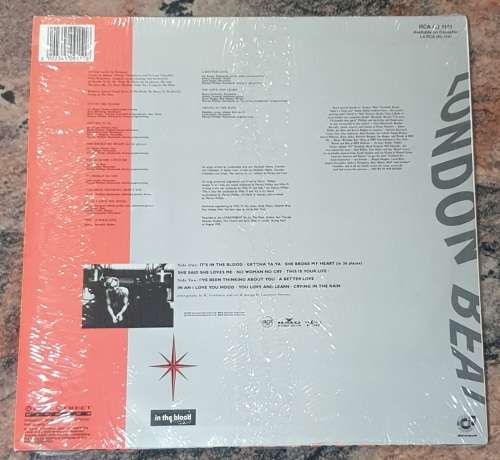 LONDON BEAT In The Blood (Very Good+/Very Good+) Anxious RCA (L) 1141 SA Pressing 1990