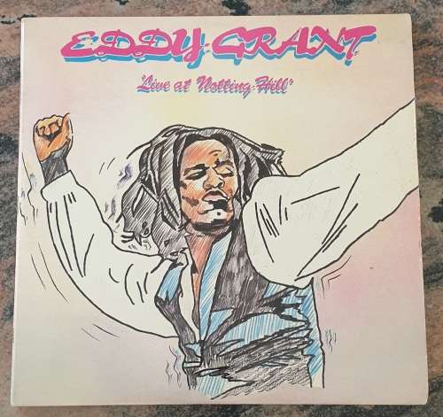 EDDY GRANT Live At Notting Hill - Double LP (VG+/VG+) ICE 2/005 South African Press 1982 - Gatefold