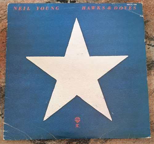 NEIL YOUNG Hawks and Doves (VGVG) Warner WBC(X) 1484 South African Pressing 1980 - Inner with lyrics