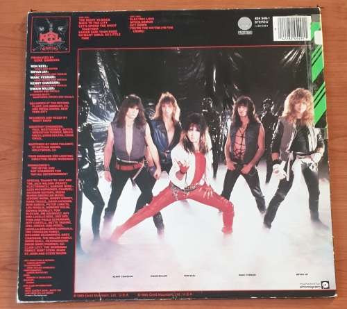 KEEL The Right Rock (Very Good+/Very Good) Vertigo 824 549-1 Netherlands Pressing 1985