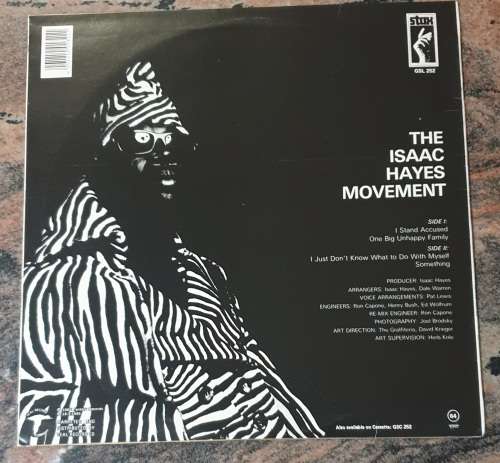 ISAAC HAYES Movement (Very Good+/Very Good+) Stax Records GSL 252 South African Pressing 1985
