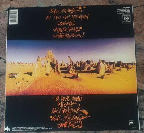 MIDNIGHT OIL Diesel And Dust (Very Good+/Very Good+) CBS ASF 3180 SA Pressing 1987