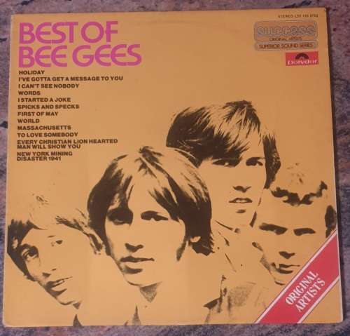 THE BEE GEES Best Of (Very Good+/Very Good) Polydor Success CESS 1 SA Pressing 1978