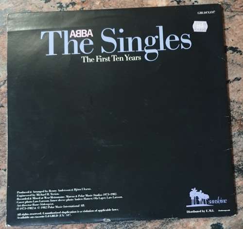 ABBA The Singles The First Ten Years - Double LP - Sunshine GBLD(X)517 SA Pressing 1982