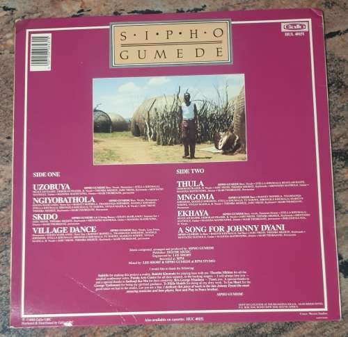 SIPHO GUMEDE Village Dance - Gallo HUL 40151 South African Pressing 1988 - VERY RARE