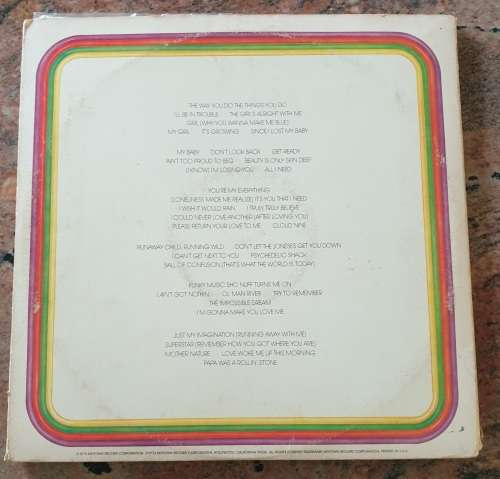 THE TEMPTATIONS Anthology - Gatefold - 3X Lps (Very Good+/Very Good) Motown M782A3 USA Pressing 1973