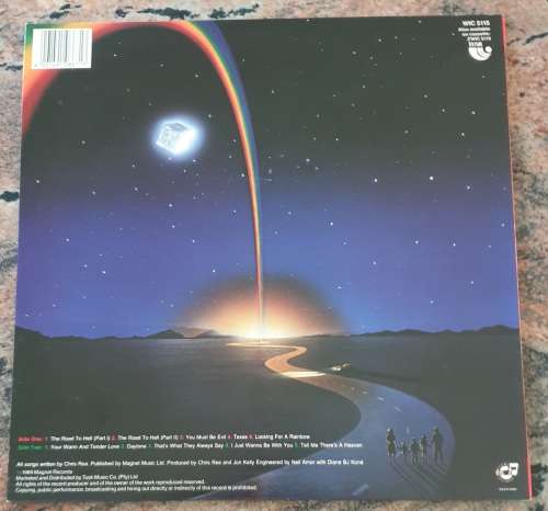 CHRIS REA The Road To Hell (VG+/Excellent) Magnet Records WIC 5115 SA Press 1989 - Inner with lyrics