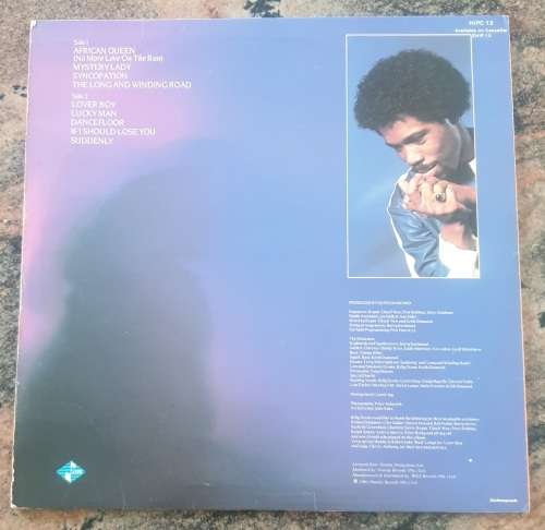 BILLY OCEAN Suddenly (Good+/Very Good) Jive HIPC 12 South African Pressing 1984