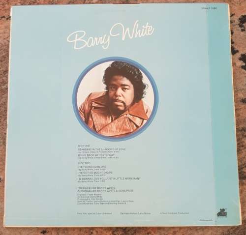 BARRY WHITE I`ve Got So Much To Give (Excellent/VG+) 20th Century SGALP 1690 T-407 USA Press 1973